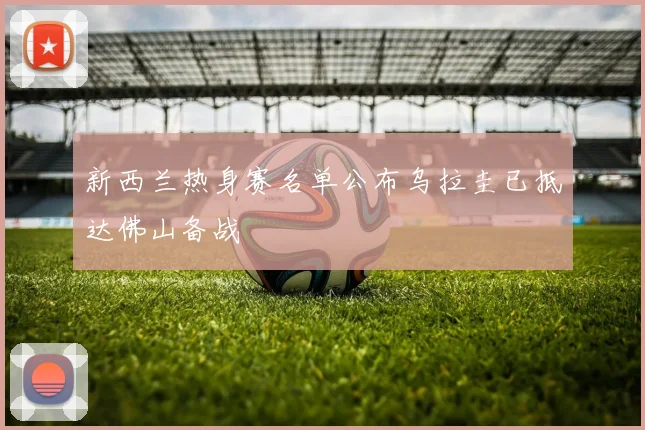 新西兰热身赛名单公布乌拉圭已抵达佛山备战